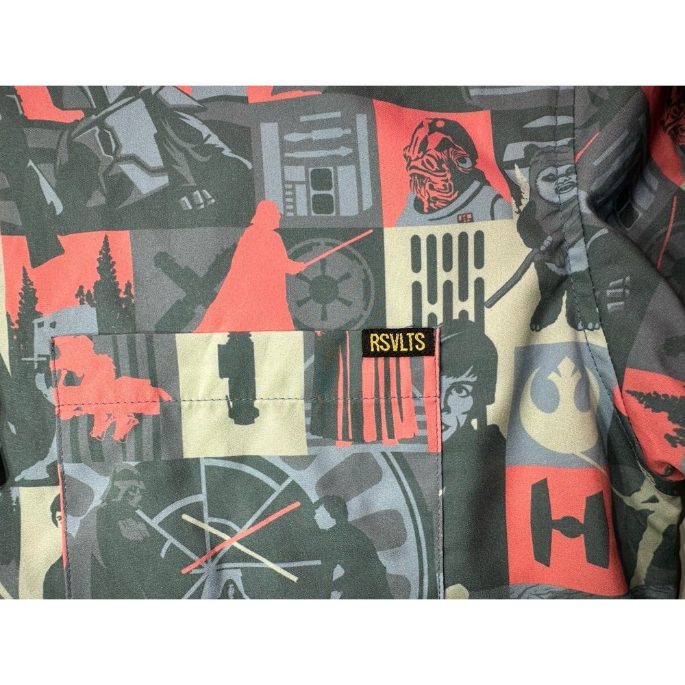 RSVLTS Star Wars May The 4th ''Trilogy's End'' Button Down Shirt Large Kunuflex - Picture 4 of 11